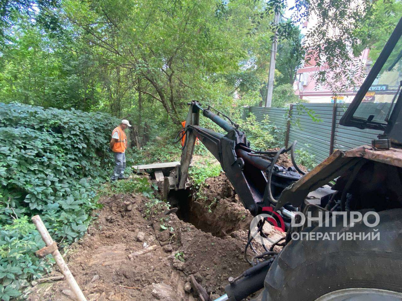 Восстановление системы водоотвода в Днепре