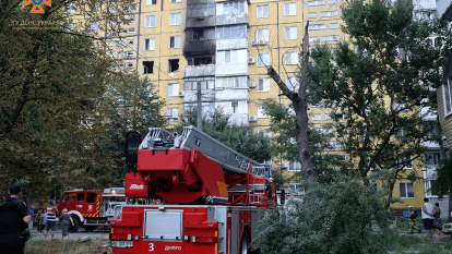 Пожежа на Янтарній