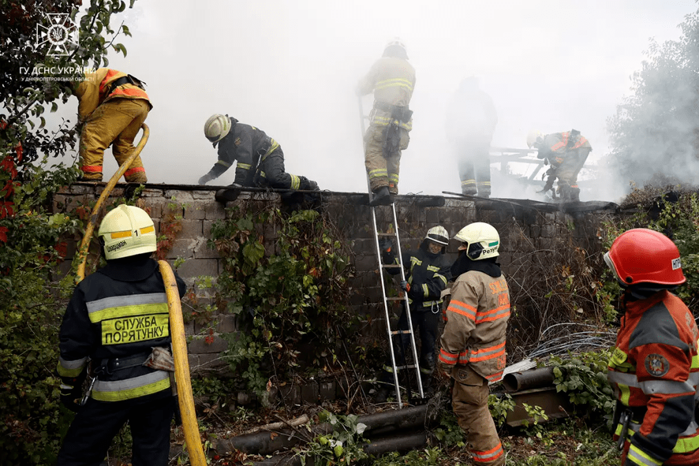 Масштабна пожежа у Дніпрі