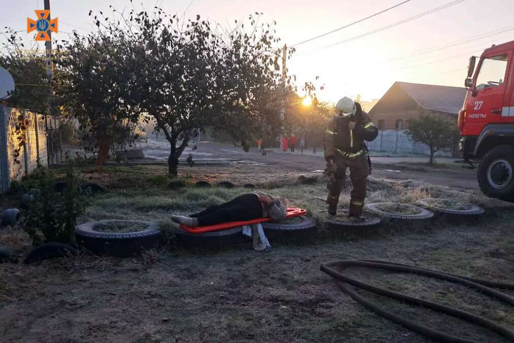 Пожар в Павлограде