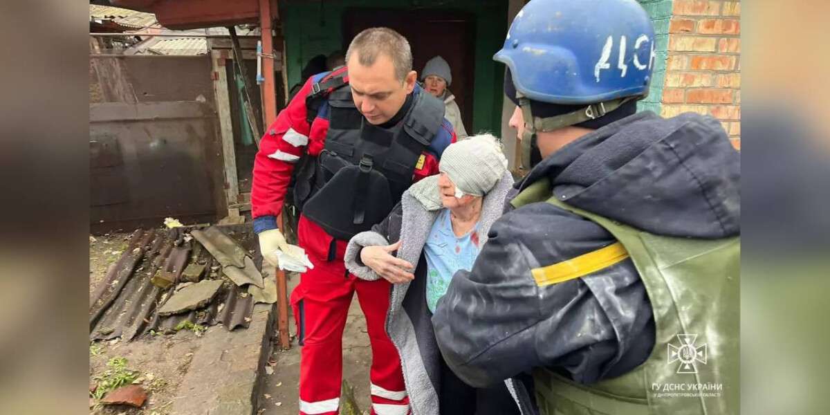 В Никополе спасли бабушку