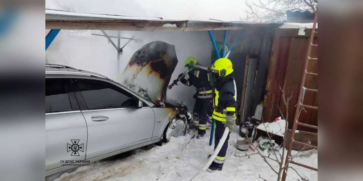 Пожар в Днепровском районе