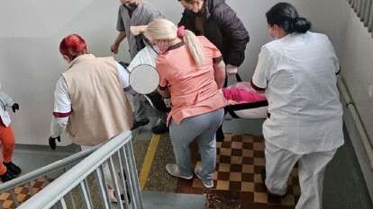 Евакуація з лікарні в Дніпрі