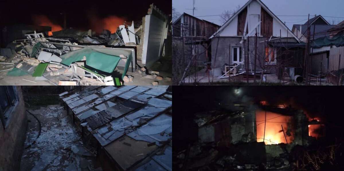 Атака по Днепропетровской области