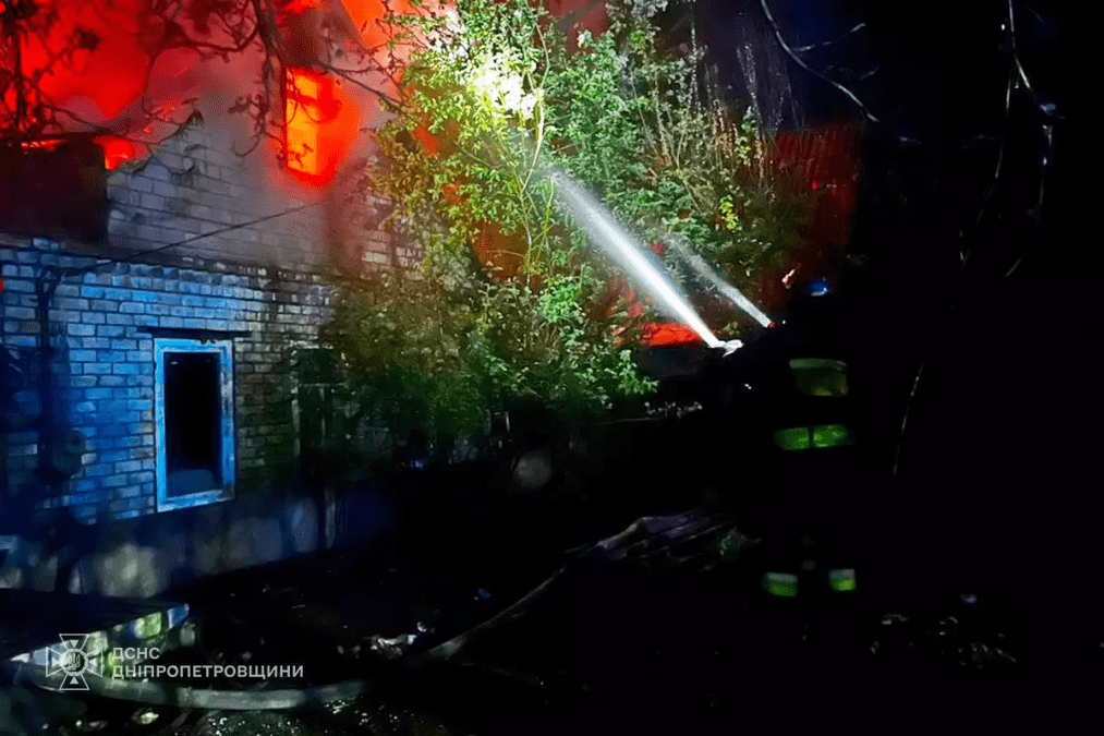 Нічна пожежа в Дніпрі