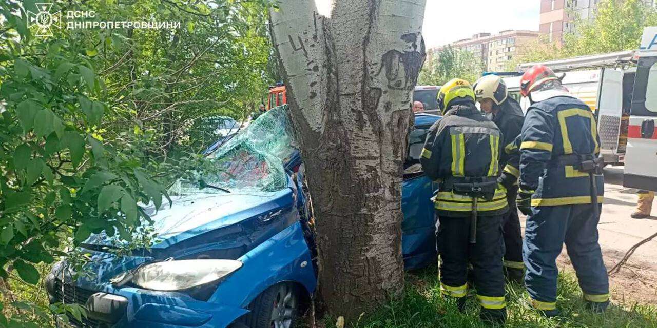 Авто влетело в дерево: в Кривом Роге в результате ДТП погибла женщина.  Читайте на UKR.NET