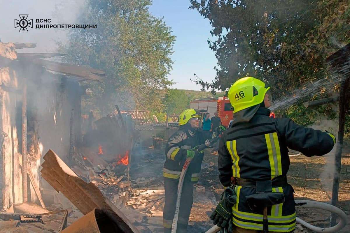 Пожар в Каменском районе