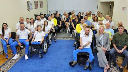 У Дніпрі привітали олімпійців і паралімпійців