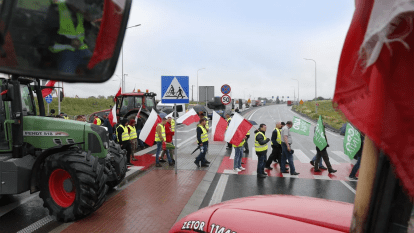 Протест польских фермеров