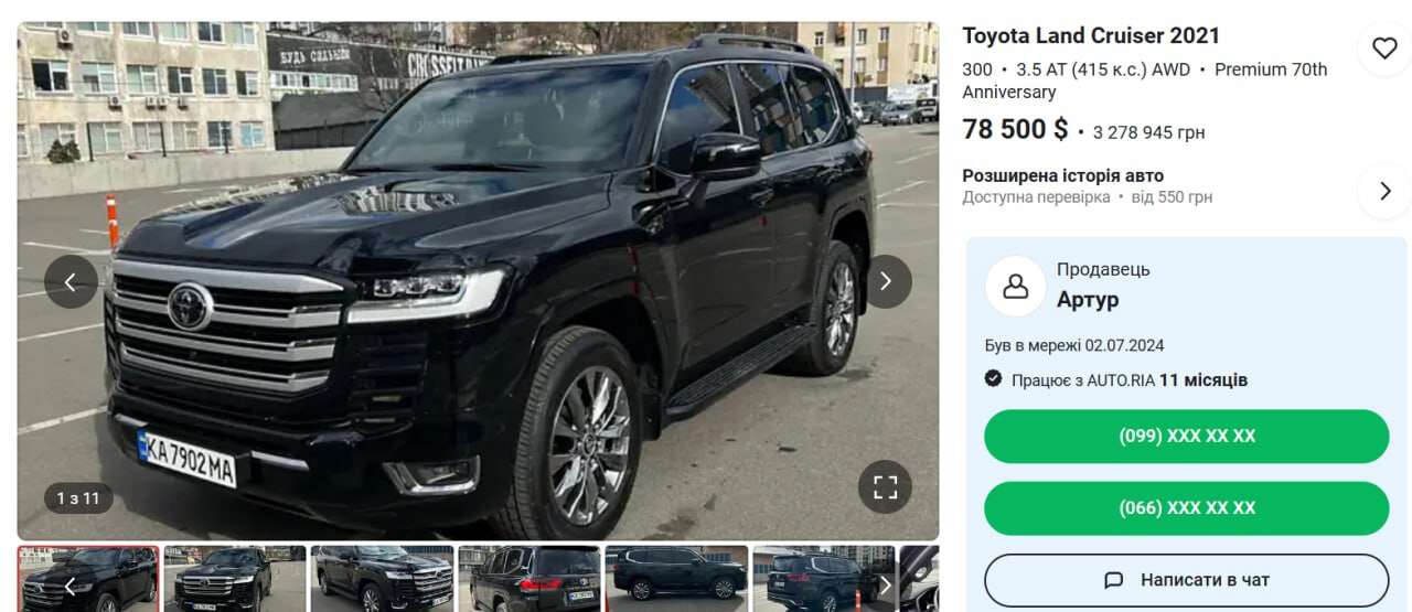 Toyota тестя Риженка