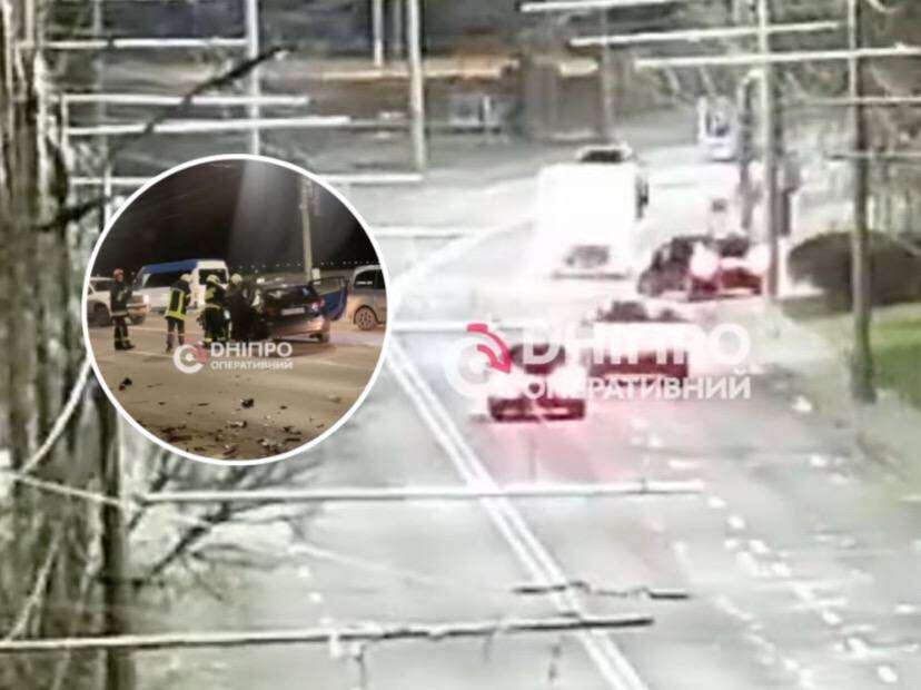 Потрійна ДТП в Дніпрі