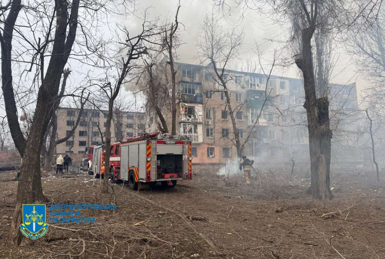 Вражеский удар по Кривому Рогу