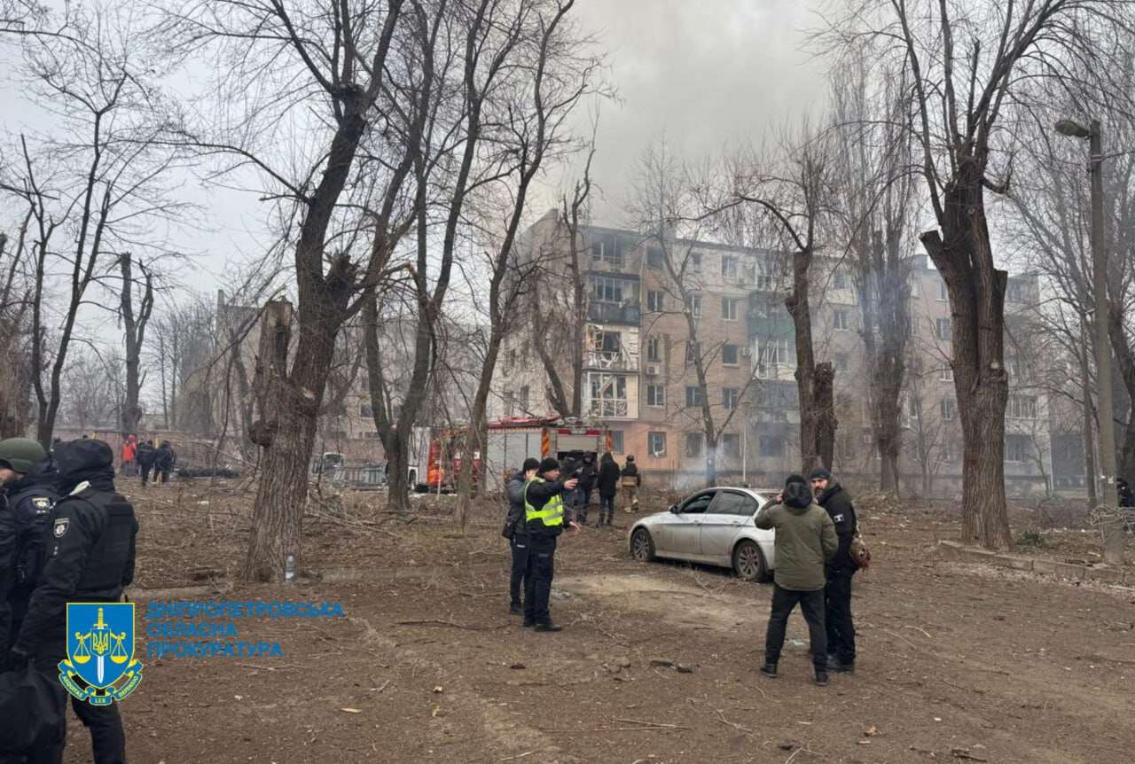 Вражеский удар по Кривому Рогу