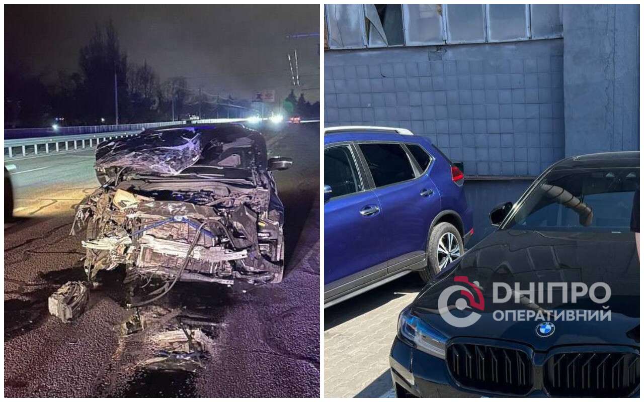 ДТП с участием BMW в Днепре