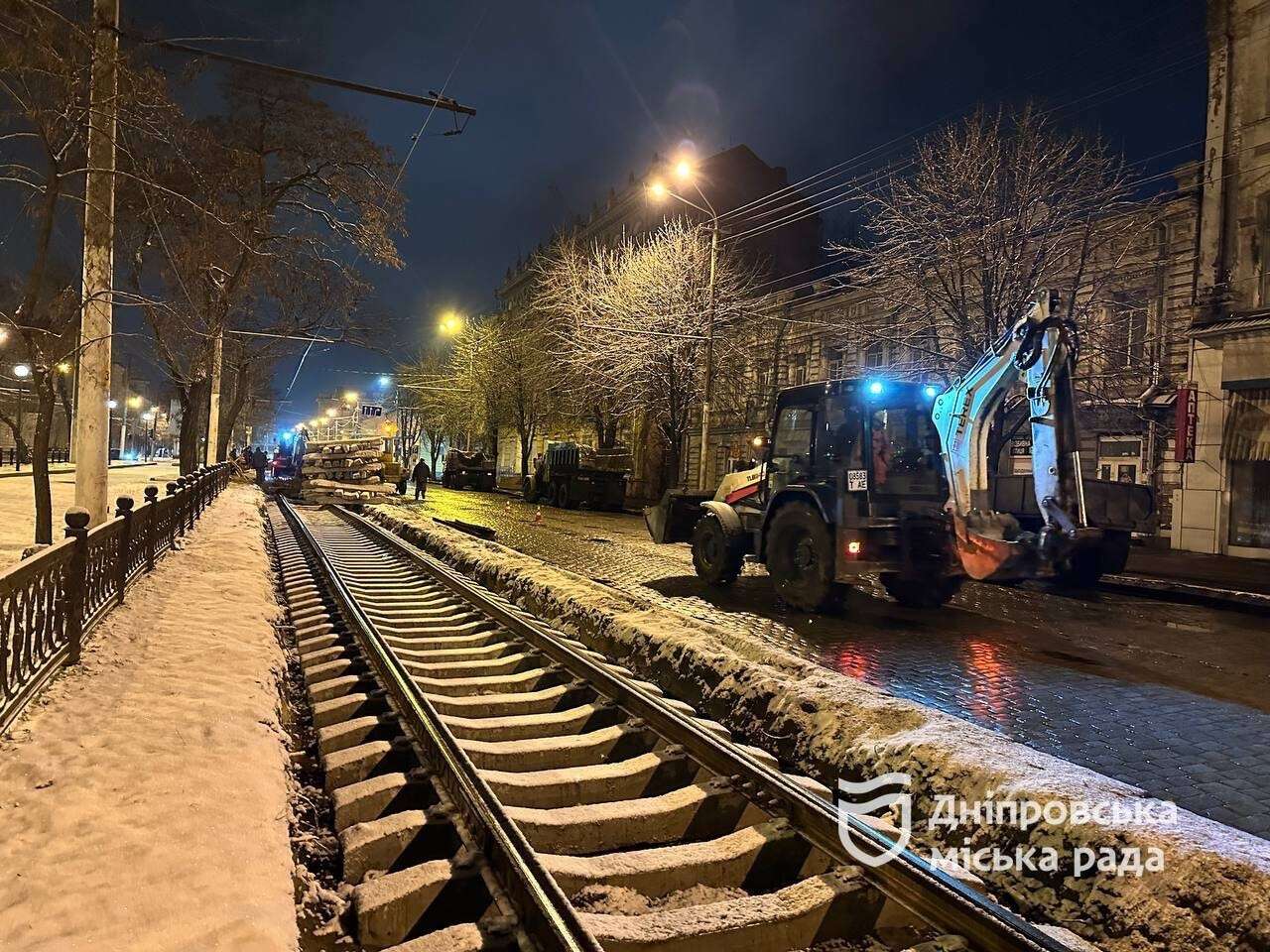 Ремонт трамвайных путей