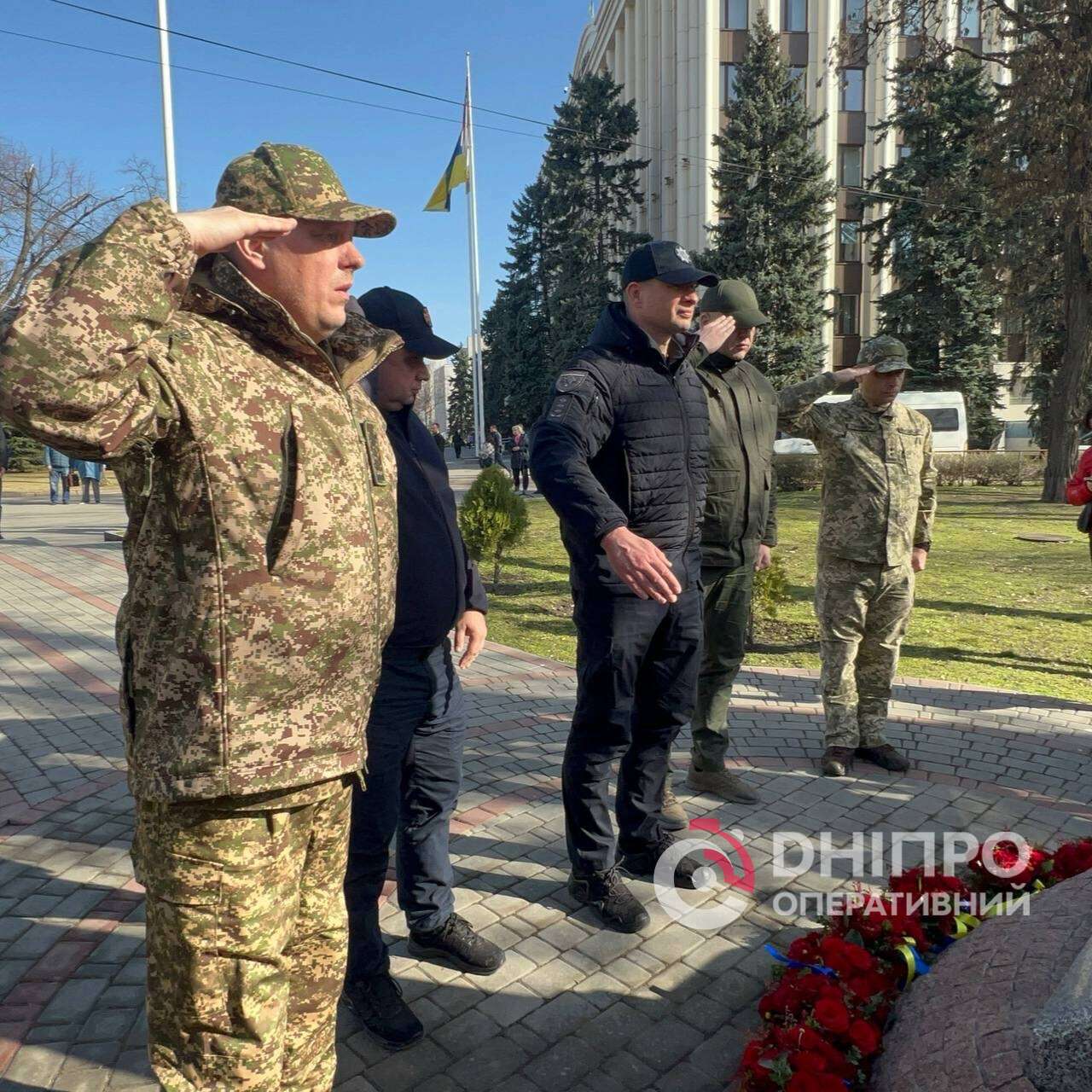 Память добровольцев почтили в Днепре