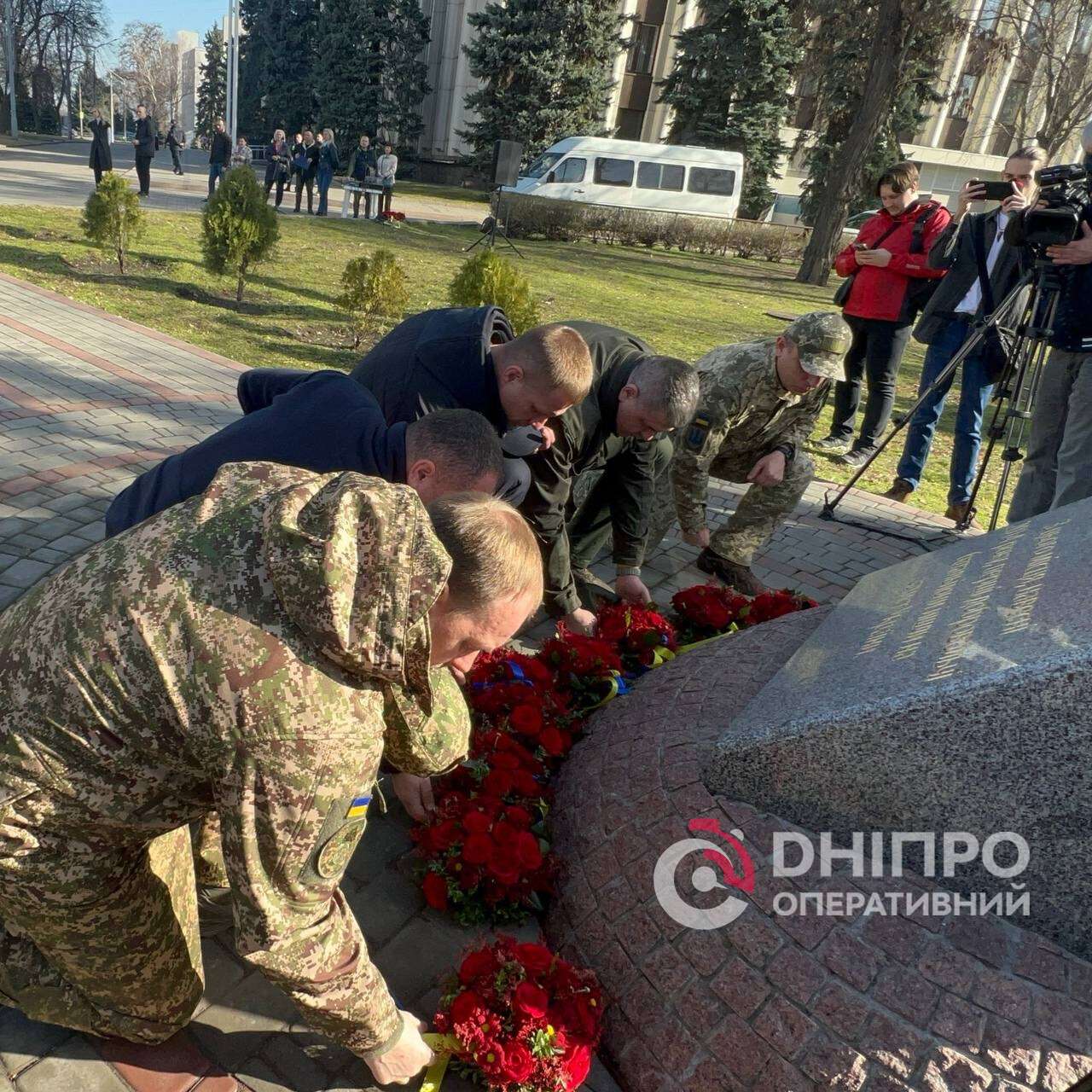 Память добровольцев почтили в Днепре