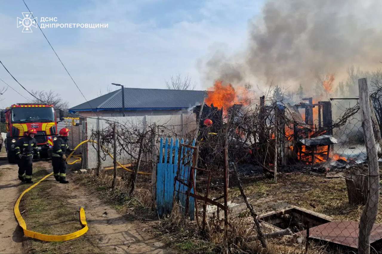 Пожар в Шевченковском районе