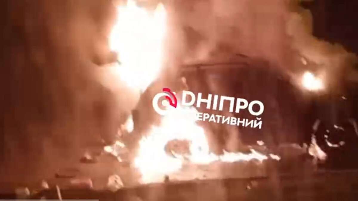 Горело авто