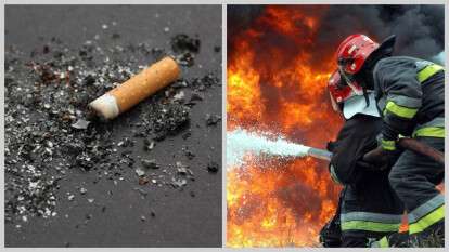 Окурок соседа сжег чужую квартиру