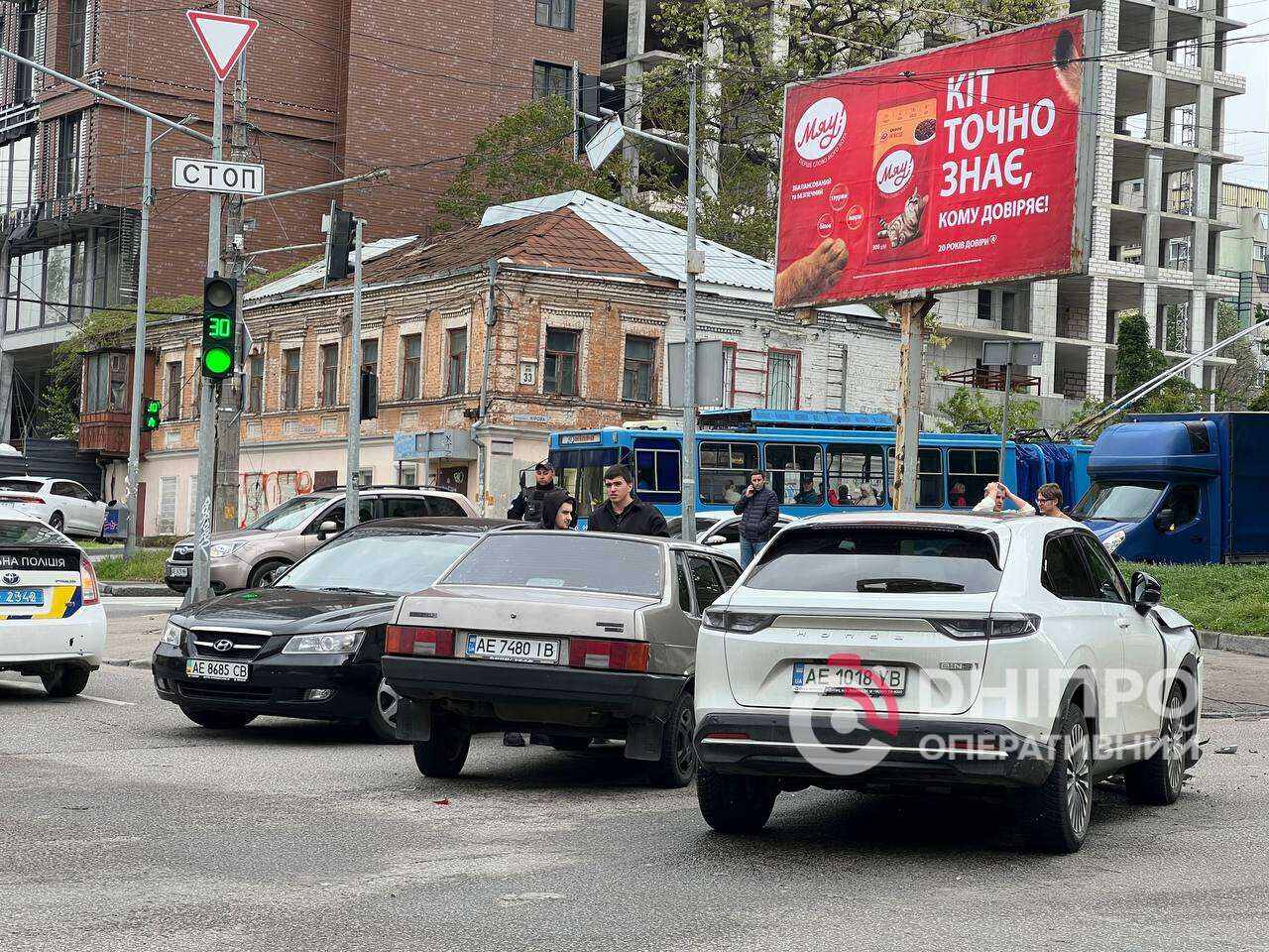 ДТП на Поля-Ульяновская