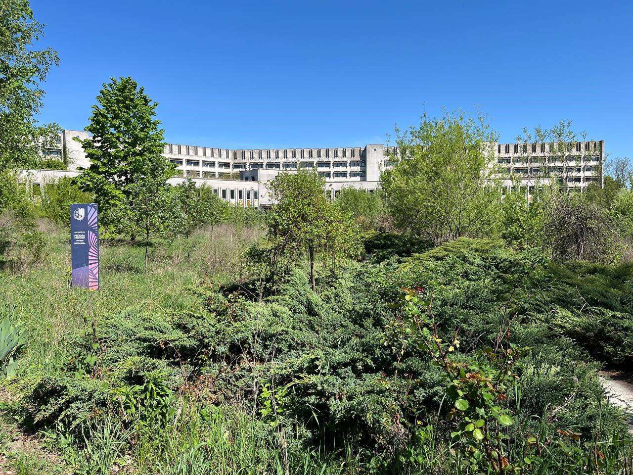 Вместо престижного заведения – руины и свалка