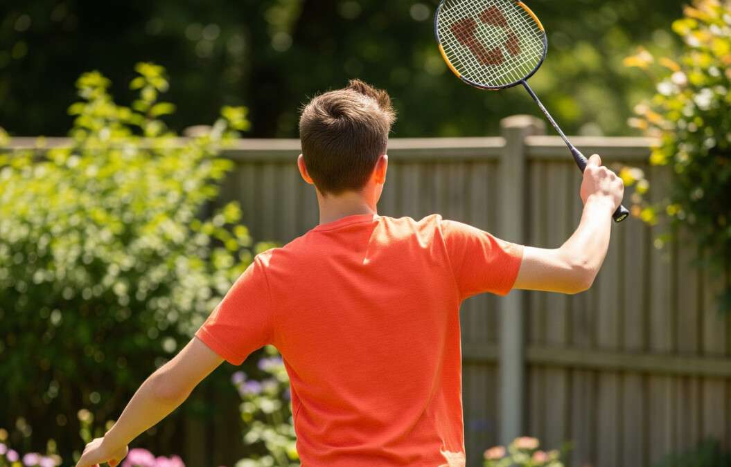 Подросток играет