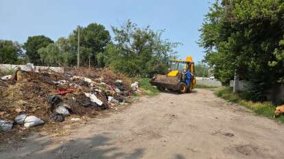 Стихийные свалки убирают в Днепре