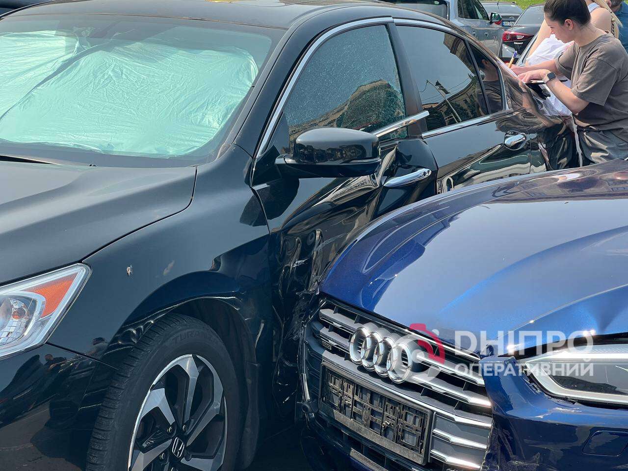 ДТП на площади Героев Майдана