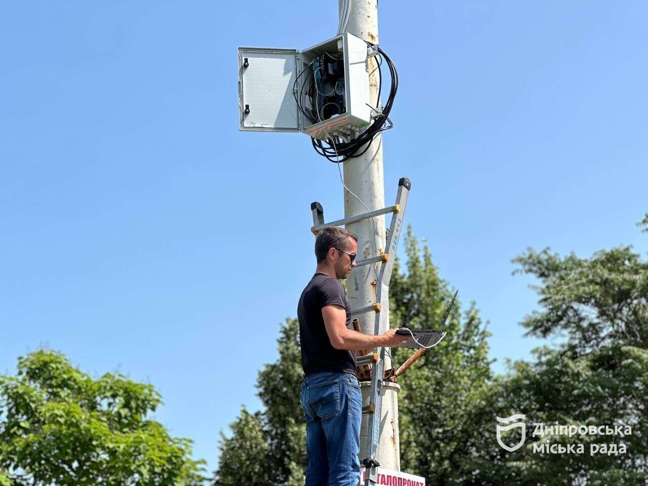 Видеонаблюдение на Аллее Героев
