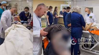 Сергей Рыженко пиарится на раненых в результате ракетной атаки