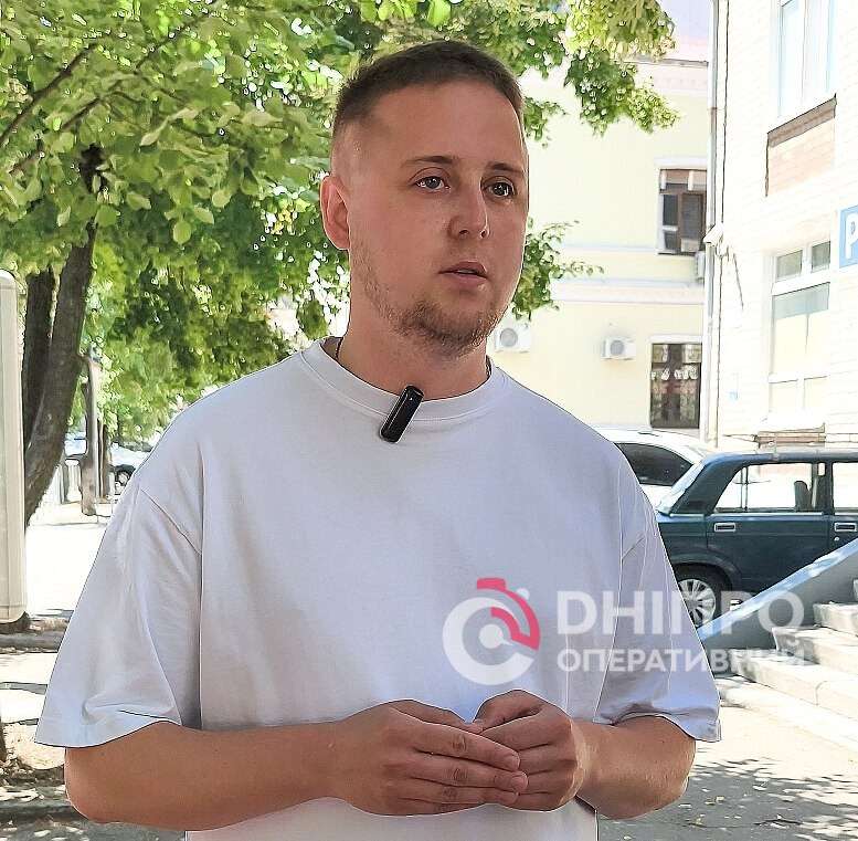 Представник Департаменту житлового господарства Єгор Худяков