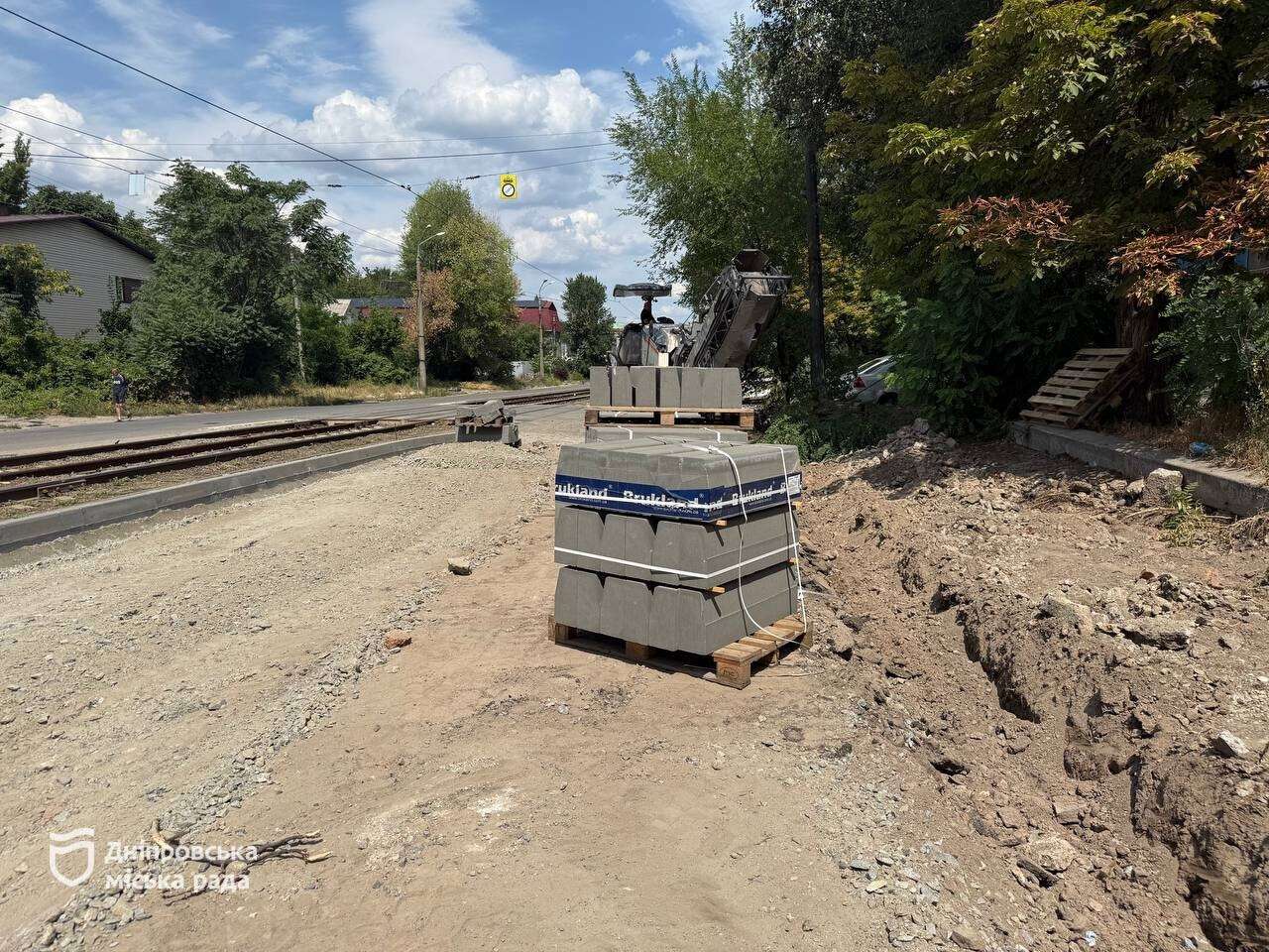 Ремонт дороги в Днепре