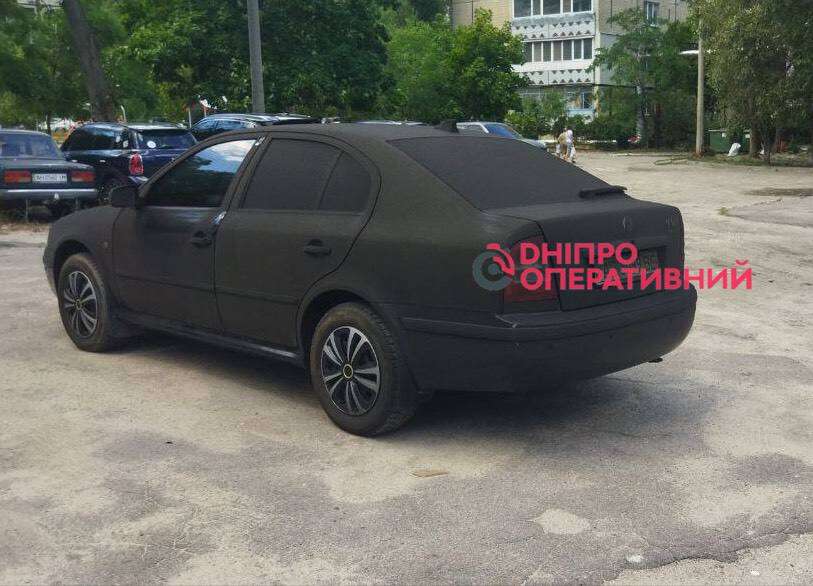 Сгорел гараж в Днепре