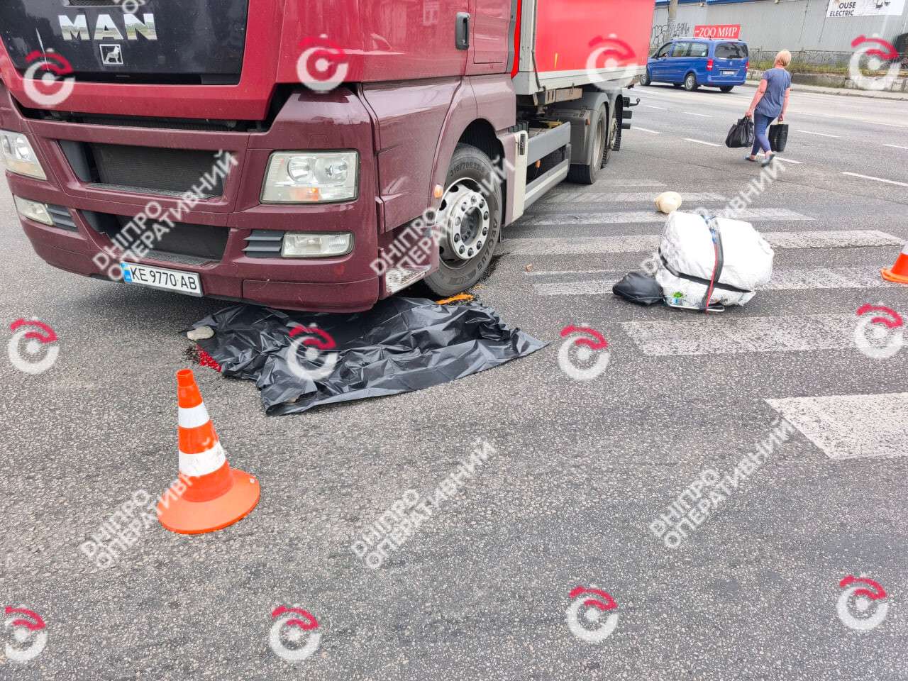 Смертельное ДТП возле ТРЦ 