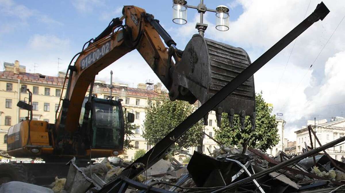 Демонтаж незаконних кіосків