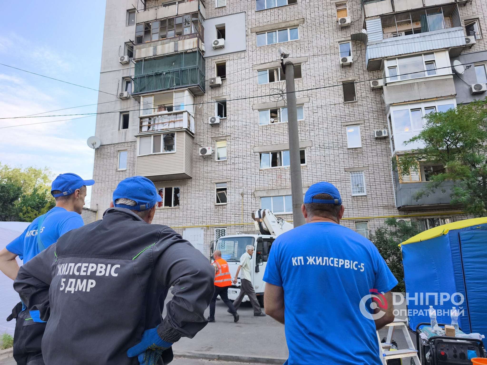 Как выглядит Днепр после атаки шахедов 7 августа