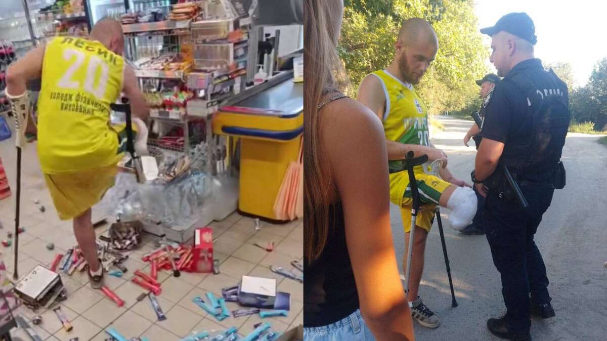 Мужчина устроил погром в АТБ и приставал к девушкам