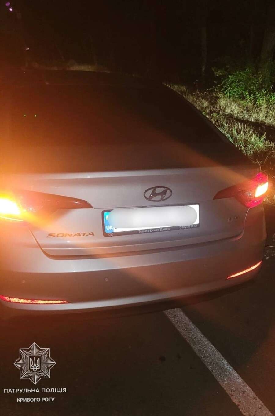 Таксист без лицензии в Кривом Роге