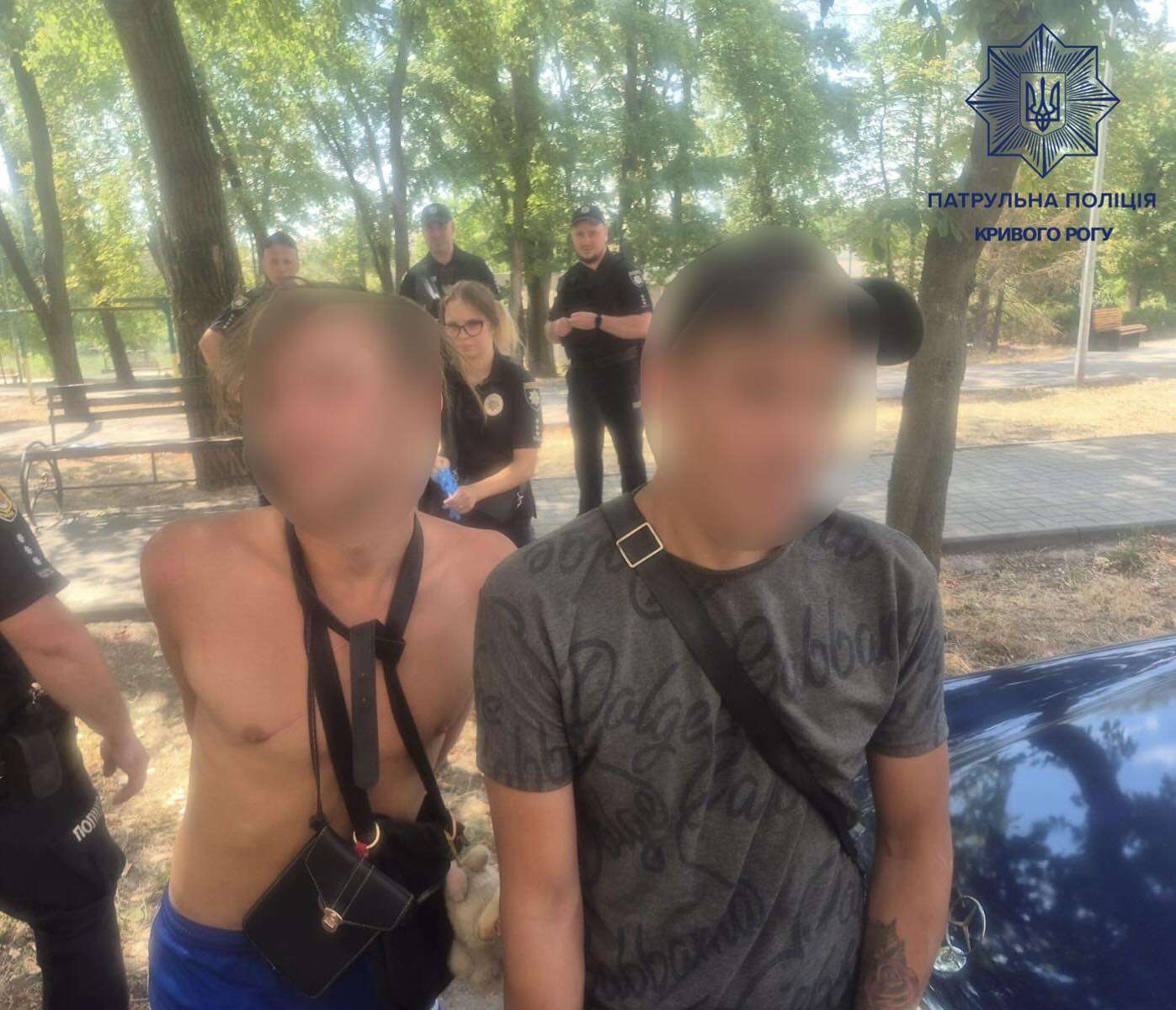 Поймали хулиганов