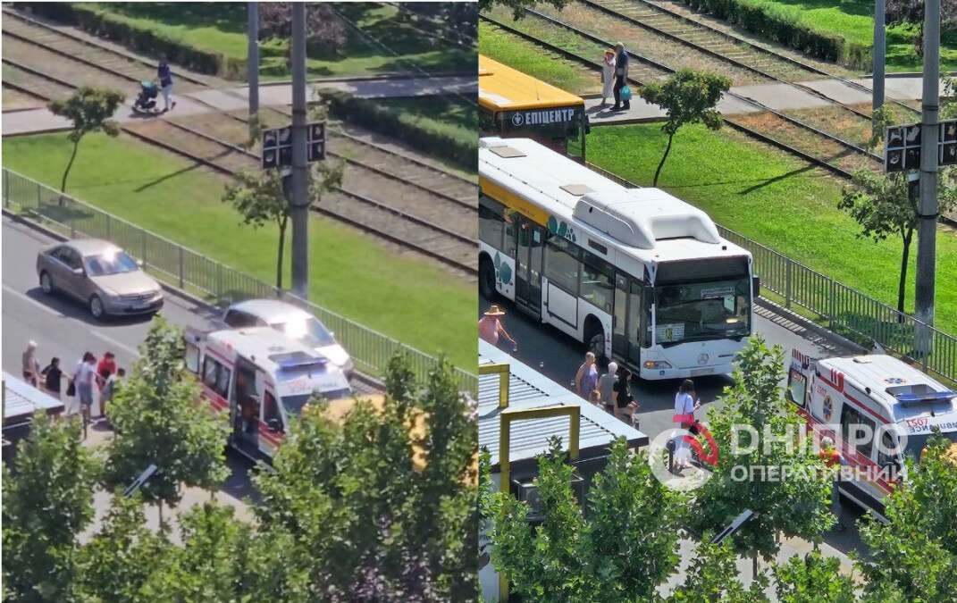 Женщина выпала из маршрутки