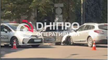 ДТП на Половицькій у Дніпрі