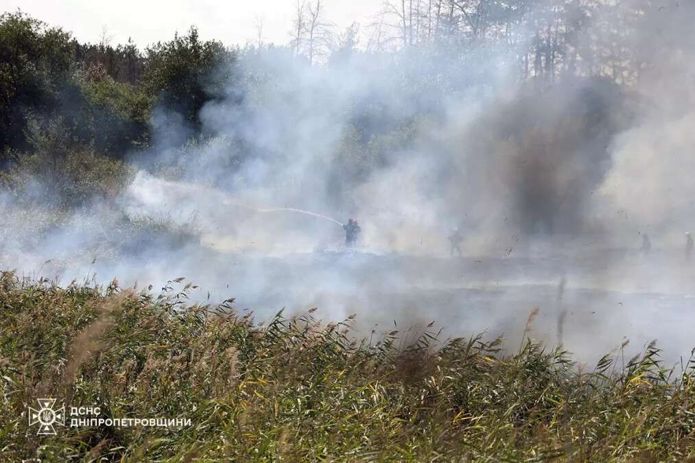 Масштабні пожежі на Дніпропетровщині