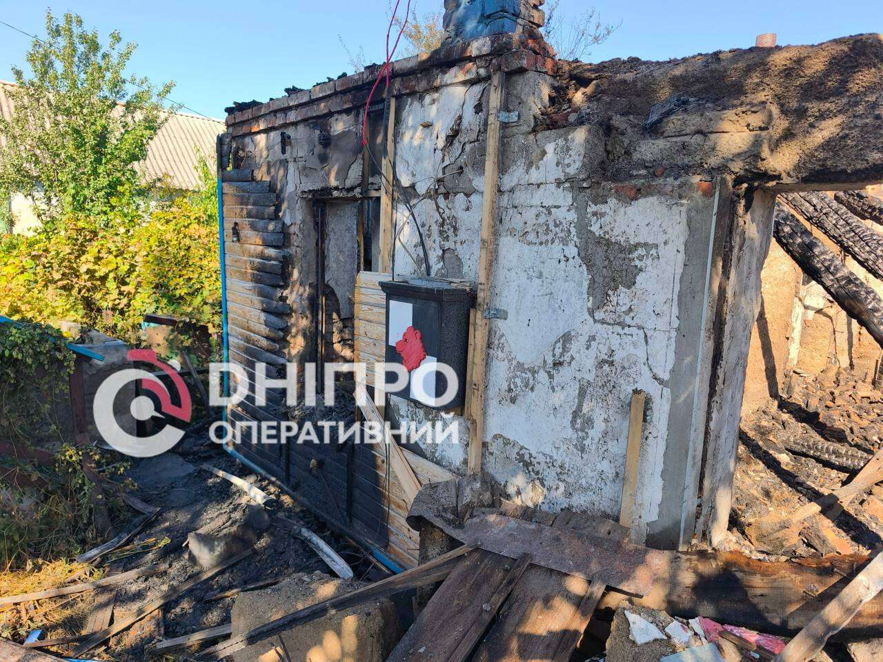 Разрушен дом