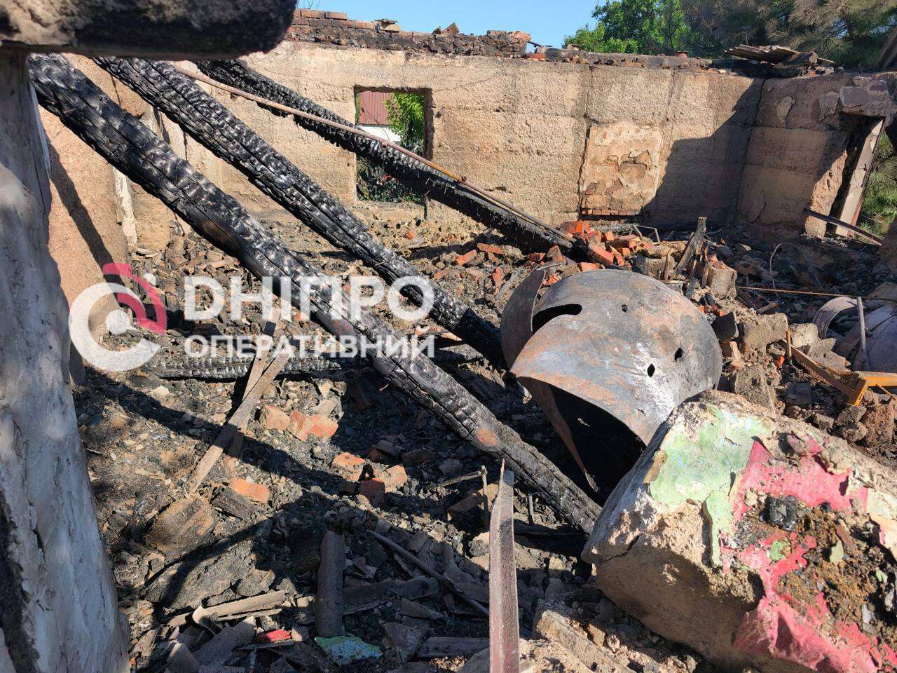 Разрушен дом