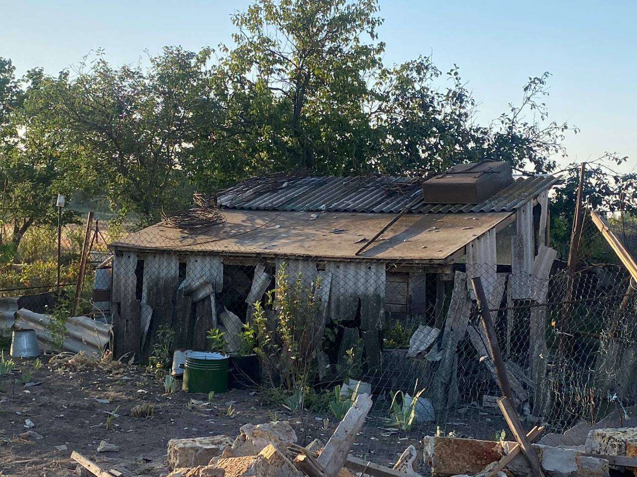 Обстрелы области