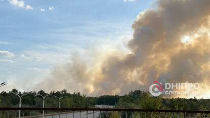 Масштабна пожежа в Обухівці