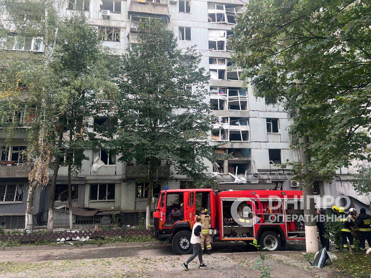 Наслідки російської атаки на Дніпро 20.09.2025