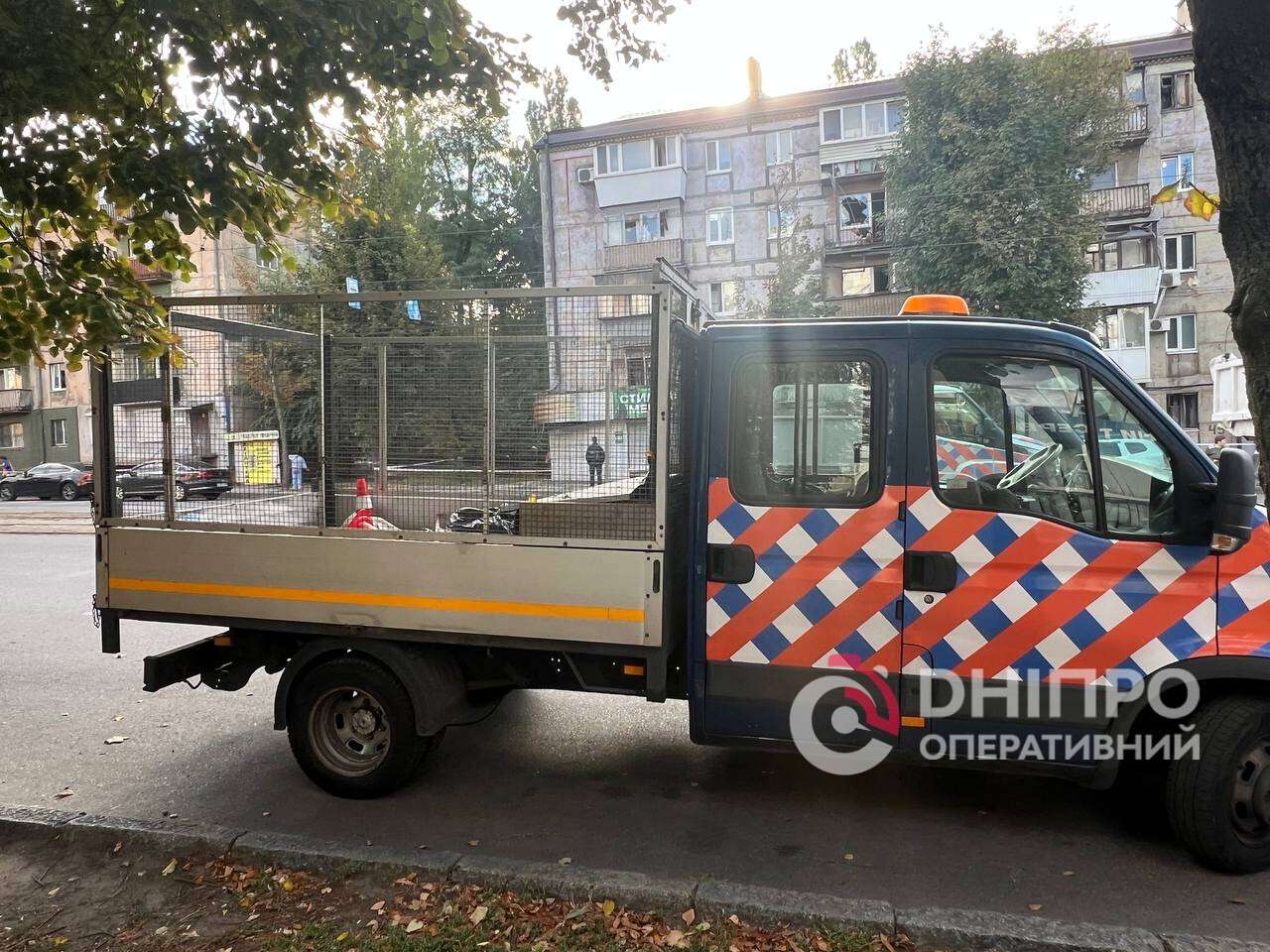 Последствия российской атаки на Днепр 20.09.2025