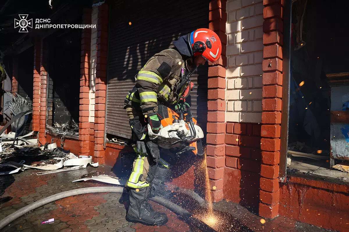 Масштабный пожар на 